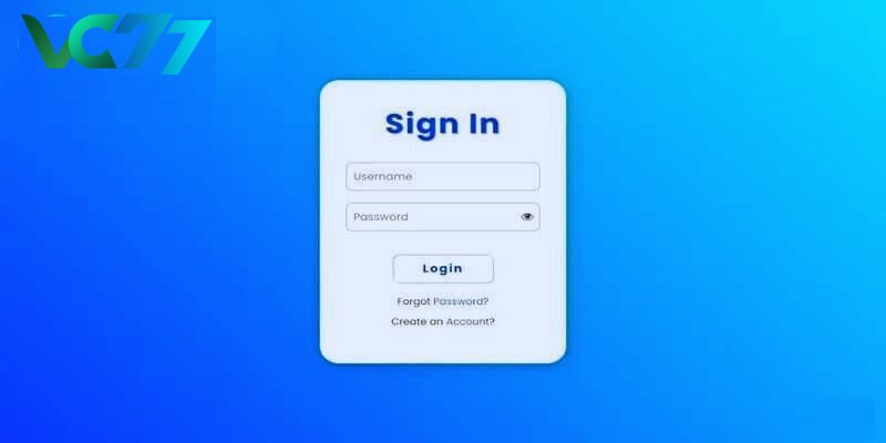 Guide the simple login process in the system